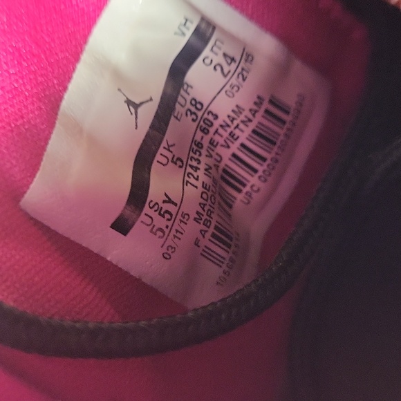 Jordan Eclipse, Sport Fuchsia black white, Trainers Basketball Casual Sneakers - Picture 6 of 6